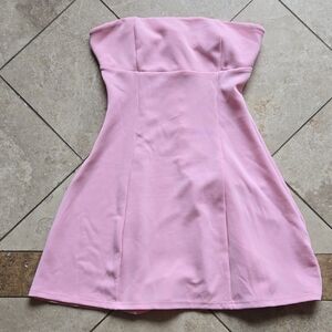 Pretty Pink Strapless Dress